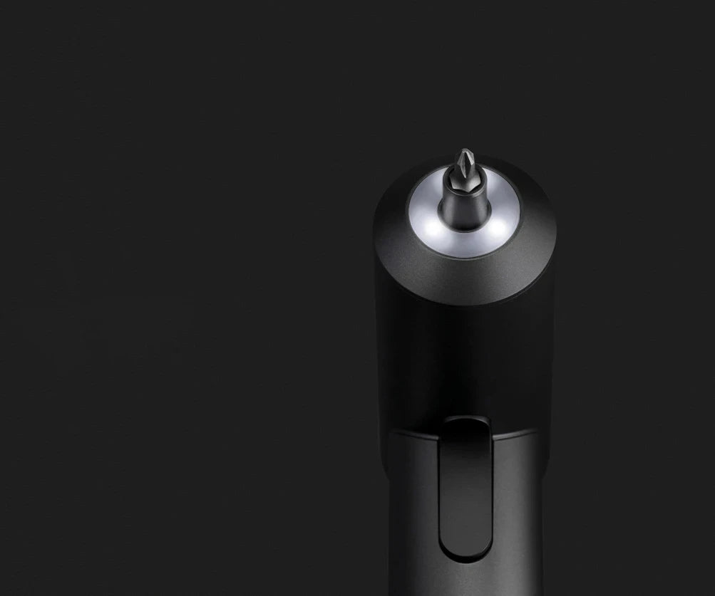 HomyDIY™ Xiaomi Mijia Electric Screwdriver 3.6V – 5N·m Torque, 12 S2 Bits, Rechargeable, Compact Home Tool