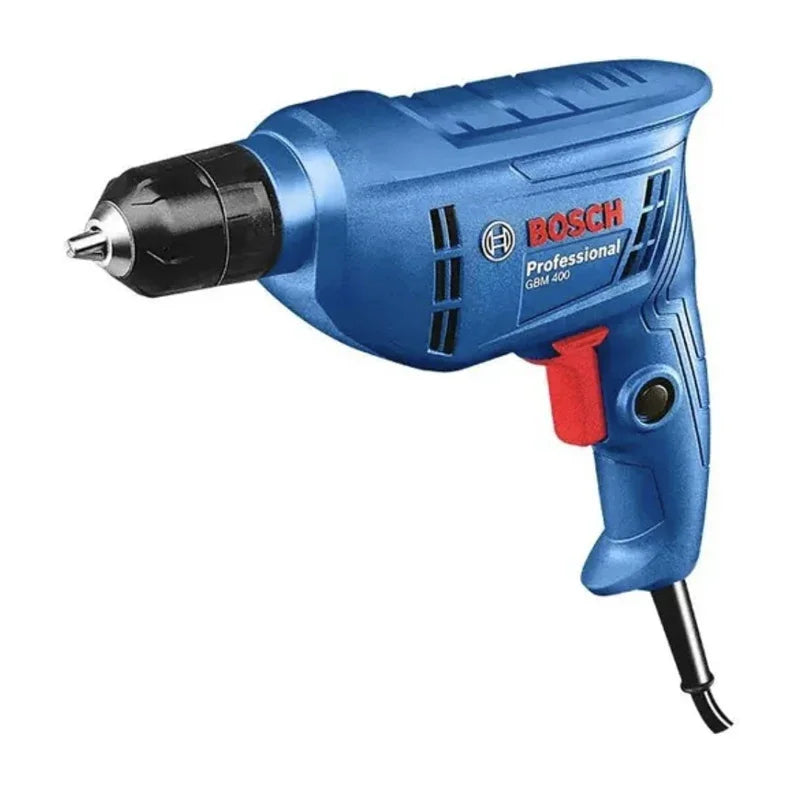 HomyDIY™ Bosch GBM 400KL Electric Drill – 400W Compact Corded Tool with Carrying Case