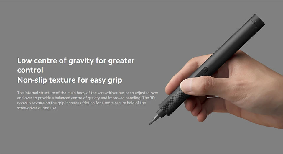 HomyDIY™ Xiaomi Mijia Electric Precision Screwdriver Kit – 24 Magnetic Bits for Phone, PC & Home Repair