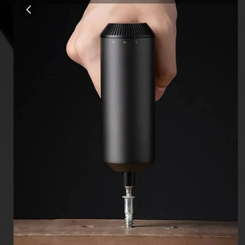 HomyDIY™ Xiaomi Mijia Electric Screwdriver 3.6V – 5N·m Torque, 12 S2 Bits, Rechargeable, Compact Home Tool
